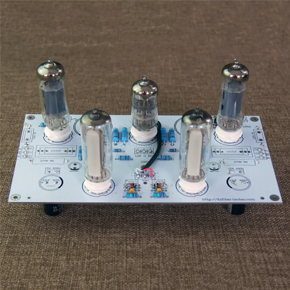 6N2/6N1 + 6P1 3W * 2 hi-fi стерео вакуумная трубка Amp печатная плата усилителя мощности 6E2