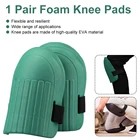 1 пара профессиональных защитных наколенников с покрытием из пенопласта для занятий спортом, работы на коленях, новые рабочие наколенники с гелевой подкладкой, регулируемые ремешки, маска