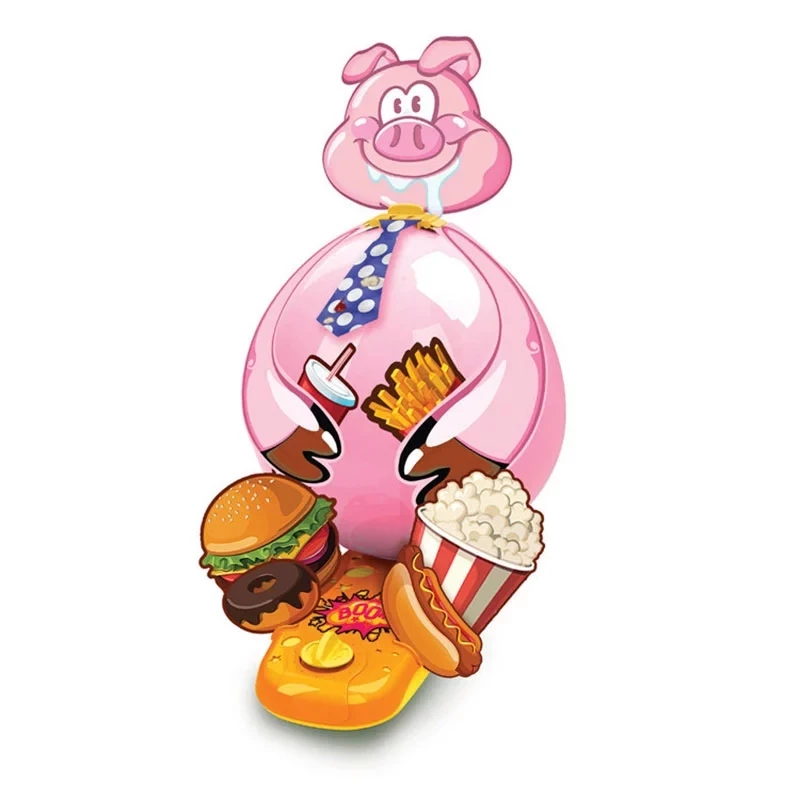 

Novelty creative Greedy Porker Game pig board game explosion pig whole person spoof game Family interaction Toy game