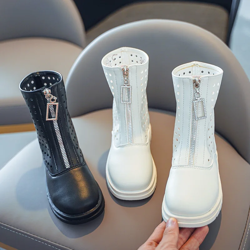 Осенние ботинки для девочек сандалии летняя обувь детей модные детские