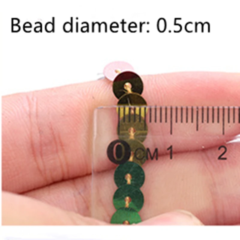 

5 Meter Wave Pailletten Milieuvriendelijk Huisdier Kralen Met Kledingstuk Accessoires Diy Show Kledingstuk Pailletten Lint LT07