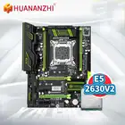 Материнская плата HUANANZHI X79 GREEN 2,49 с Intel XEON E5 2630 V2, можно использовать память DDR3, комбинированный комплект, NVME M.2 SATA USB3.0