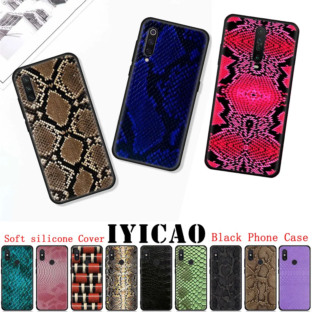 Мягкий силиконовый чехол для Redmi Note 5 6 7 8 Pro 5A 8T Prime 4X K30 Poco X2 черный телефона со