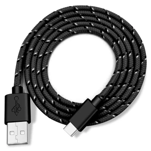usb type c cable for samsung s20 s21 xiaomi nylon braided mobile phone fast charging usb c cable type c charger micro usb cables free global shipping
