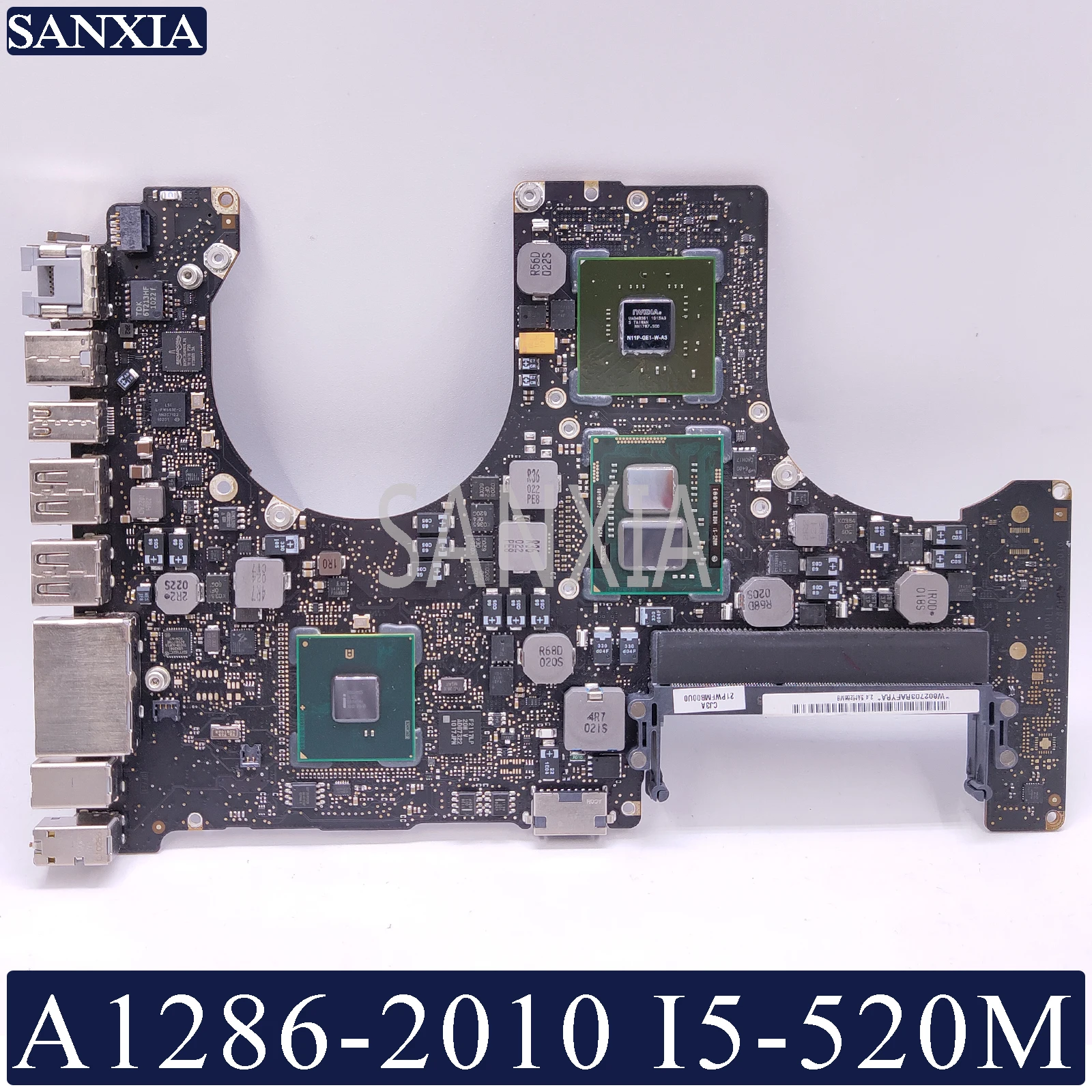 KEFU 820-2850-A материнская плата для ноутбука Apple Macbook A1286 2010 оригинальная материнская плата I5-520M