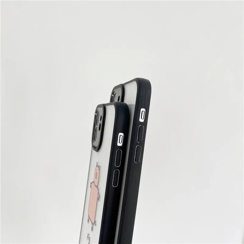 

Cute Cartoon Animals Clear Phone Case For iphone 12 mini 11 Pro Max X XS XR MAX 7 8 Plus SE2020 Soft TPU Ultra Shockproof Cover