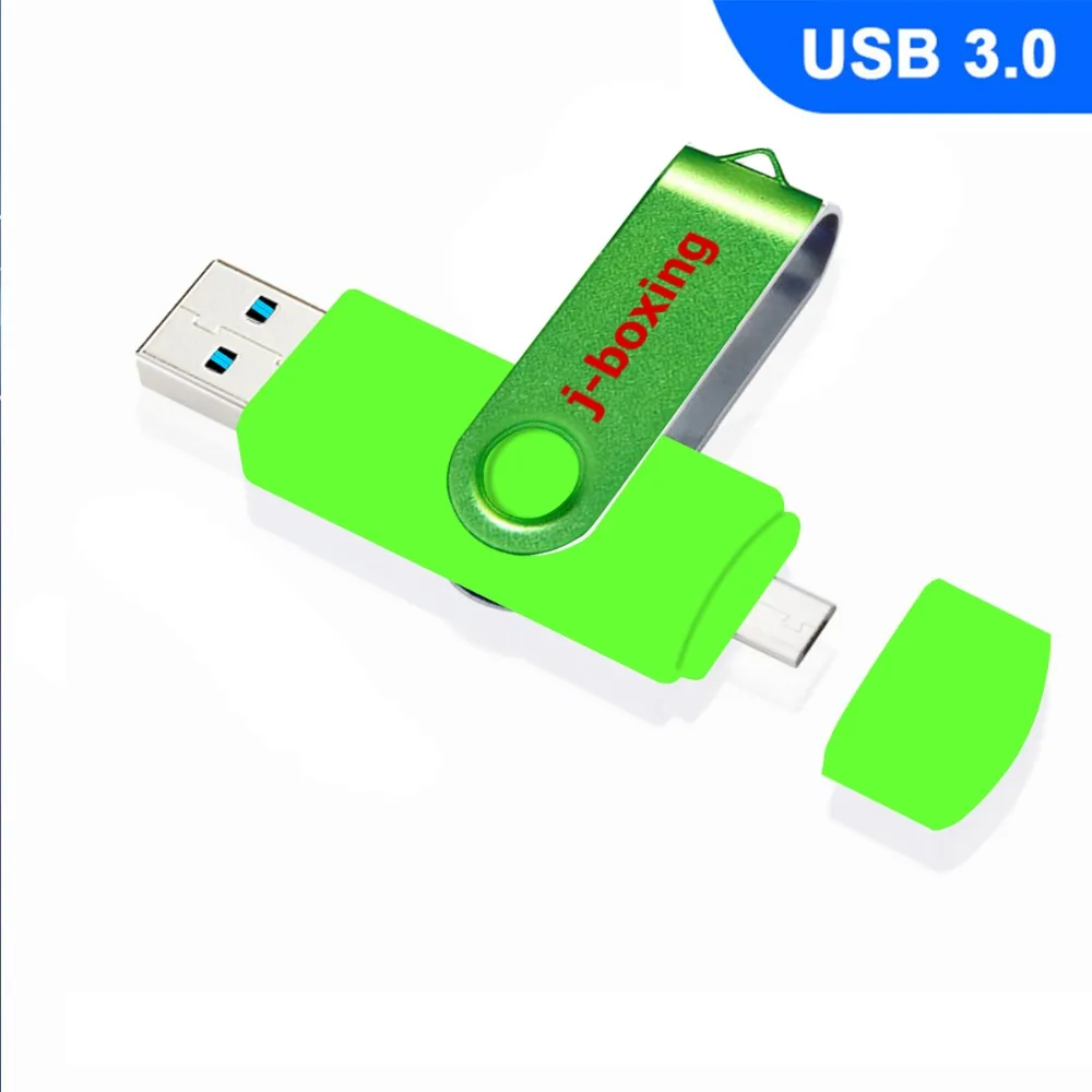 J-бокс USB 3,0 OTG USB флеш-накопитель 64 ГБ 32 ГБ 16 ГБ высокоскоростная otg флеш-карта памяти для samsung/huawei/Tablet/PC флешки usb