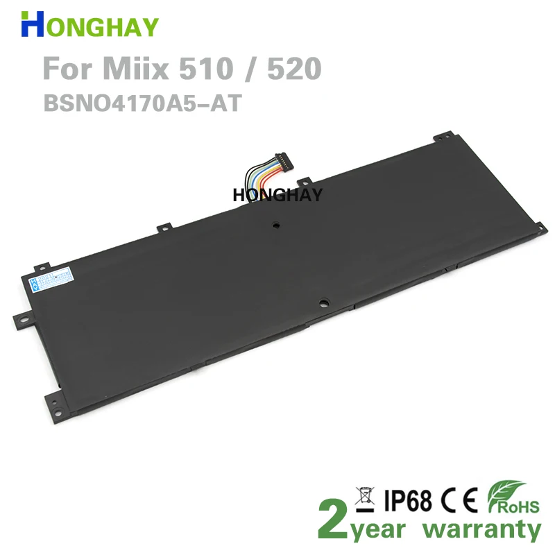 HONGHAY BSNO4170A5-AT ноутбук планшет батарея для Lenovo Miix 510-12ISK 520-12IKB BSNO4170A5-LH 525-12IKB LH5B10L67278 |