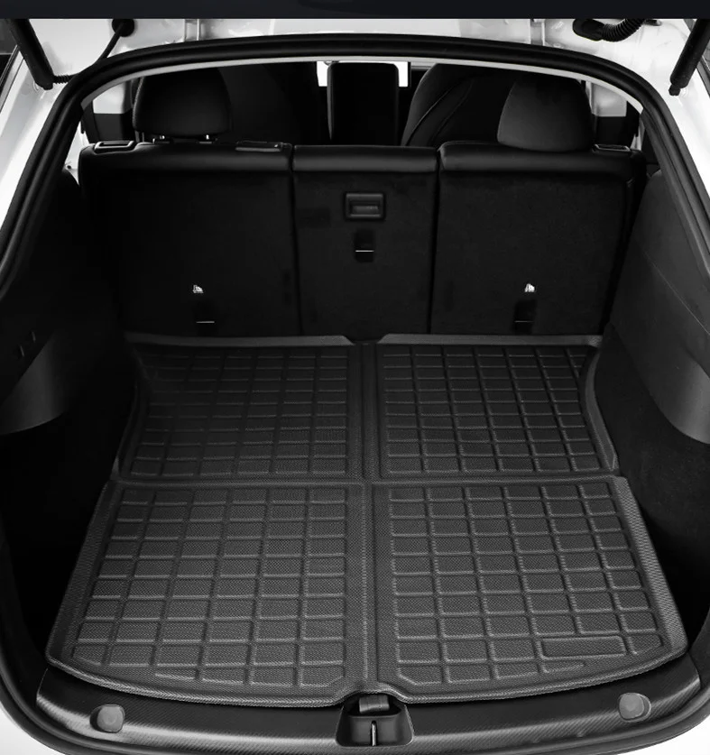 

New For Tesla Model Y Accessories 2021 Dedicated luggage Mat ModelY Boot Liner Trunk Cargo Mat Tray Floor Carpet Mud Pad 3 order