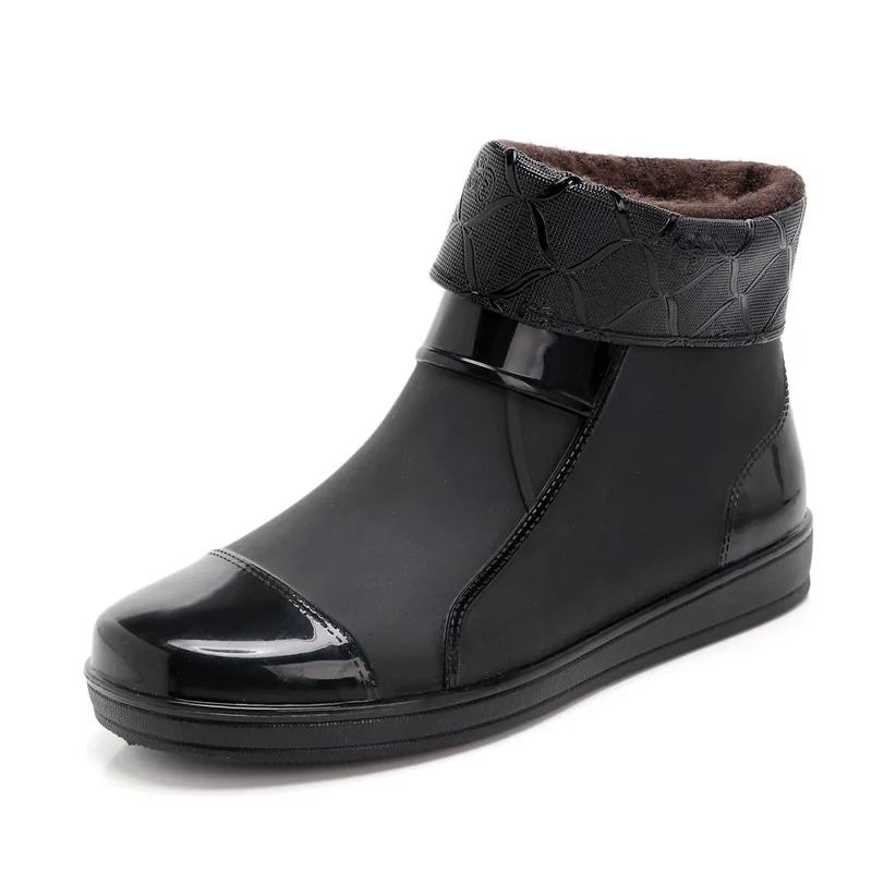 Короткие непромокаемые Нескользящие износостойкие ботинки с защитой от дождя