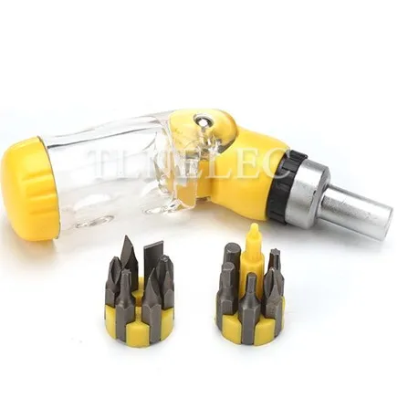 12 in 1 Ratchet Multi - Functional Simple Combination Screwdriver Set Multi-specification Head Folding | Инструменты