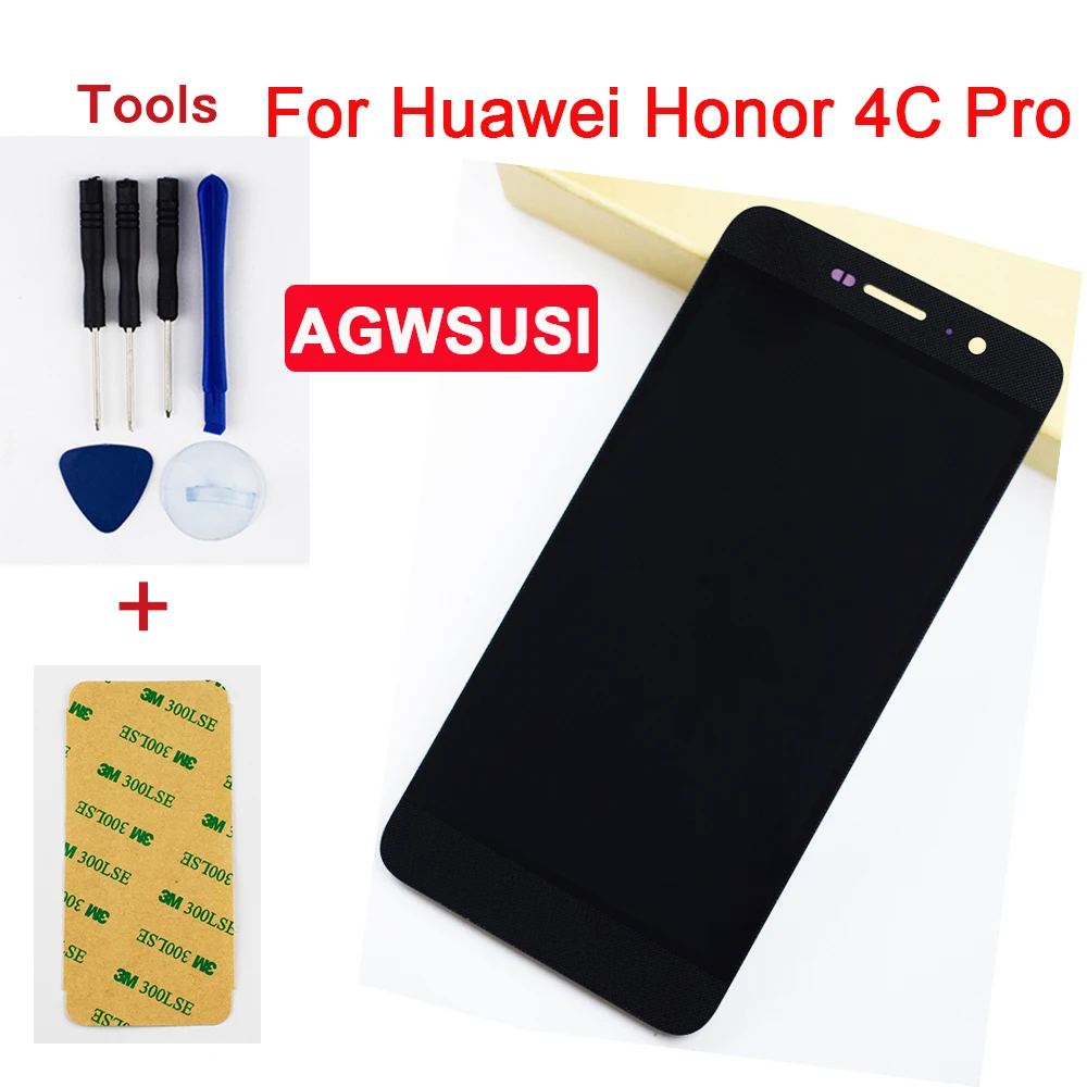 100% тест для huawei Honor 4C Pro TIT-L01 полный сенсорный экран дигитайзер сенсор стекло +