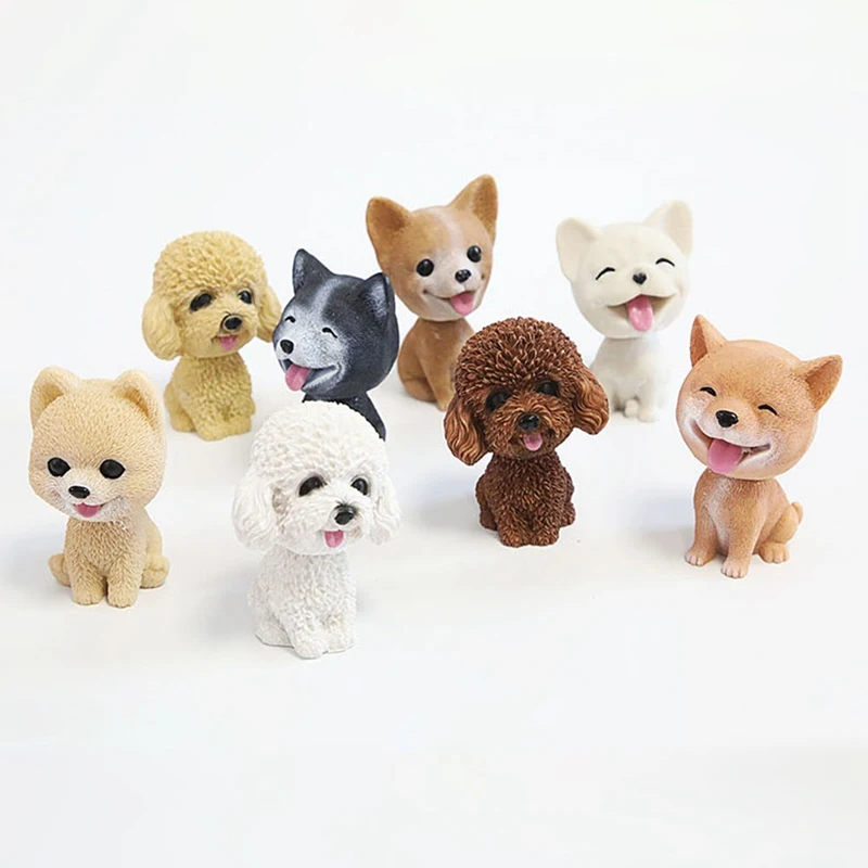 Забавная Вибрирующая головка для собаки милая фотокамера украшение приборной