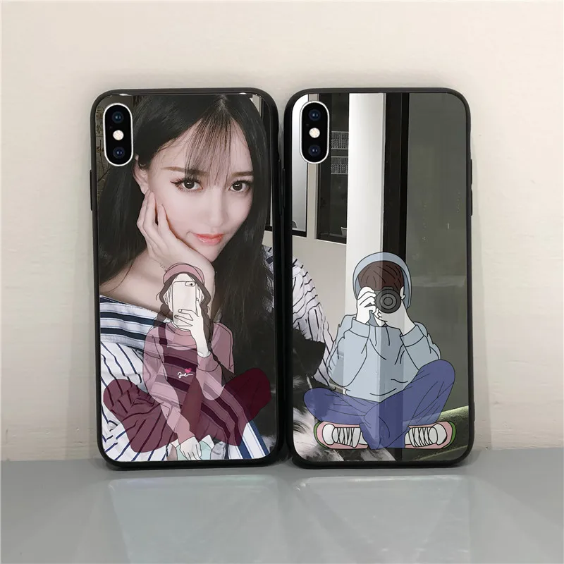 Противоударный чехол для телефона IPhone XS MAX XR 6 6S 7 8 Plus X роскошный косметический