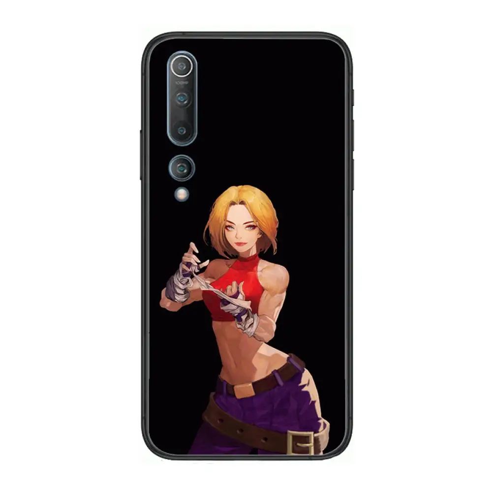 

Case The King Of Fighters Phone Case For xiaomi mi11 5g 10 liti Ultra 9Pro SE 3 8 Note Anime Black Cover Silicone Back Pretty tp