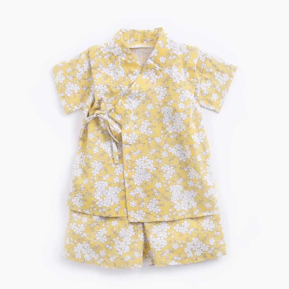 Sanlutoz-ropa Floral de verano para beb&eacute;, conjuntos de algod&oacute;n para reci&eacute;n nacido, pijamas informales para beb&eacute;, atuendo-2