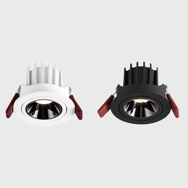 

Dimmable anti-glare LED recessed downlight 7W12W LED ceiling spotlight 3000K4000K6000K adjustable angle spotlight home lighting
