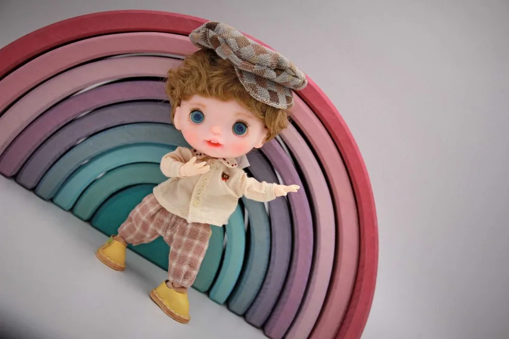 OB11 кукла ручной работы на заказ 1/8 BJD куклы OB голова и Обнаженная кукла Полимерная глина