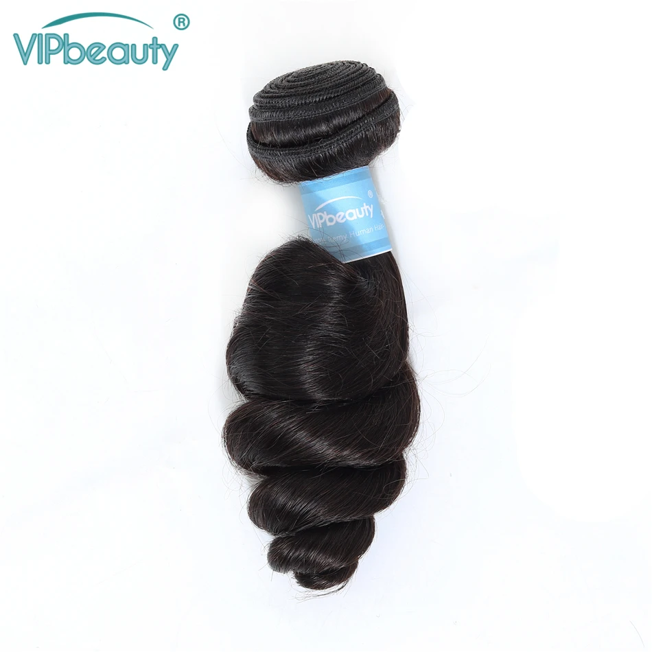 Vip beauty, свободные волнистые волосы, 3 шт., натуральный цвет, 8-28 дюймов, бразильские волосы, волнистые пряди, Remy, человеческие волосы для наращивания