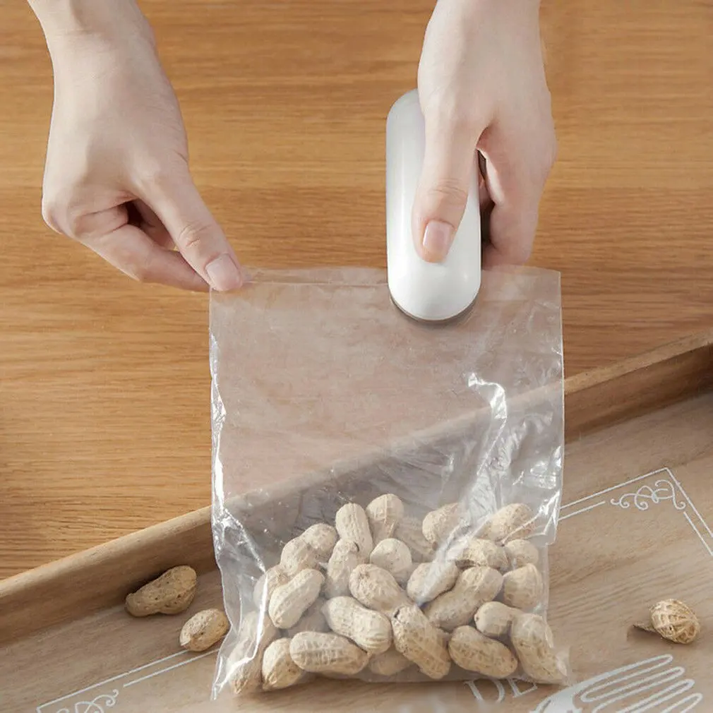 

Mini Vacuum Sealing Machine For Food Chip Bag Sealer Mini Portable Heat Sealer Hand Pressure Sealing Machine