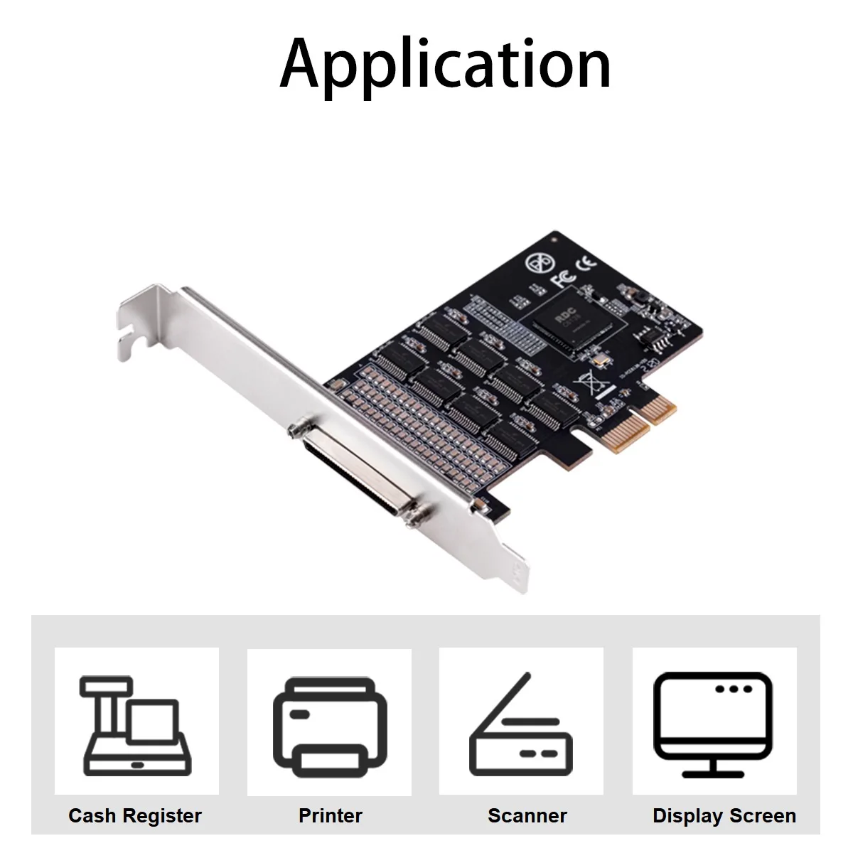 iocrest pcie 8 портов rs232 db9 последовательн