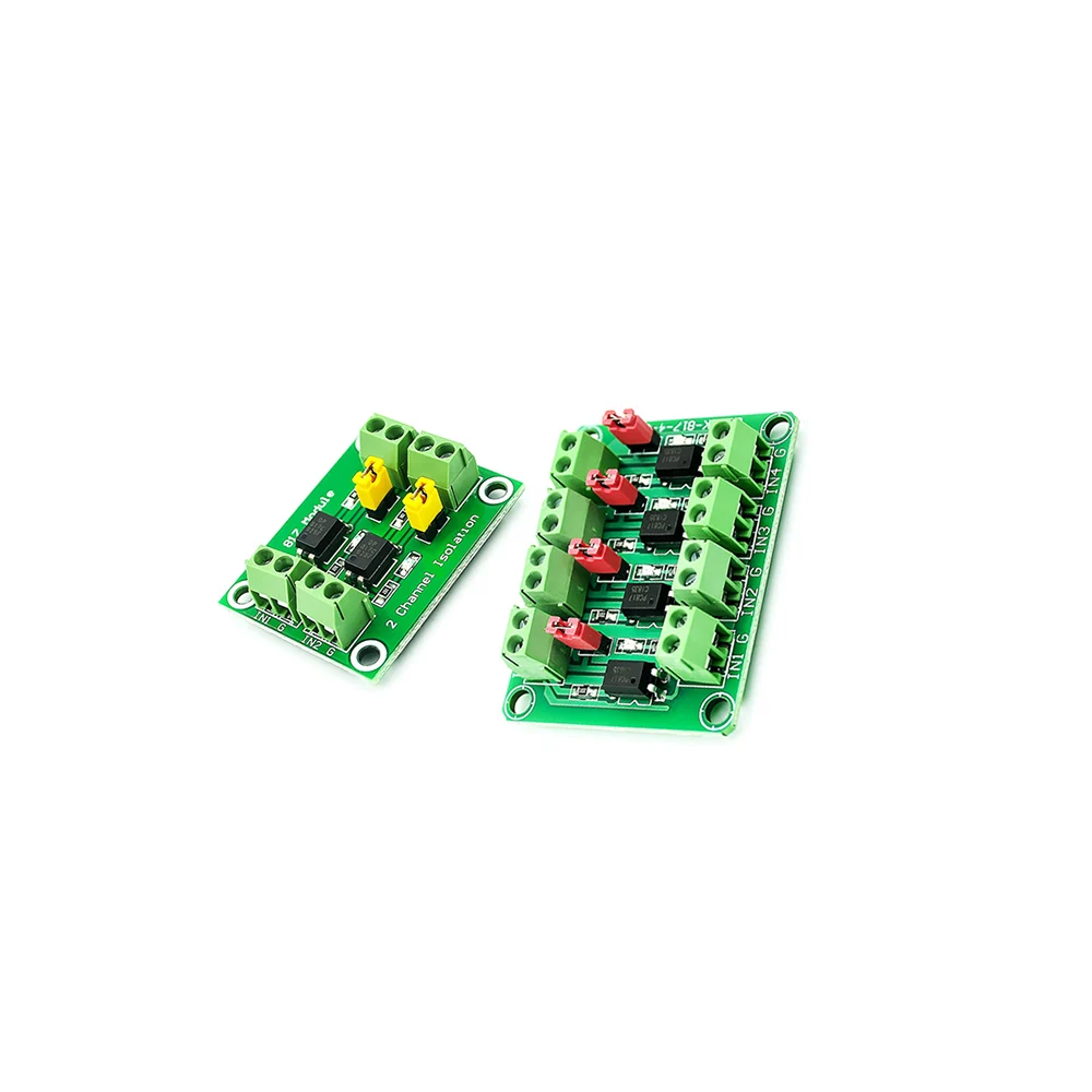 

NEW PC817 2/4 Channel Optocoupler Isolation Board Voltage Converter Adapter Module 3.6-30V Driver Photoelectric Isolated Module
