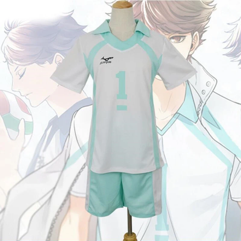 Haikyuu Kageyama Tobio Aoba Johsai Koushi Sugawara Oikawa Tooru Косплей Костюм Униформа Джерси | Тематическая