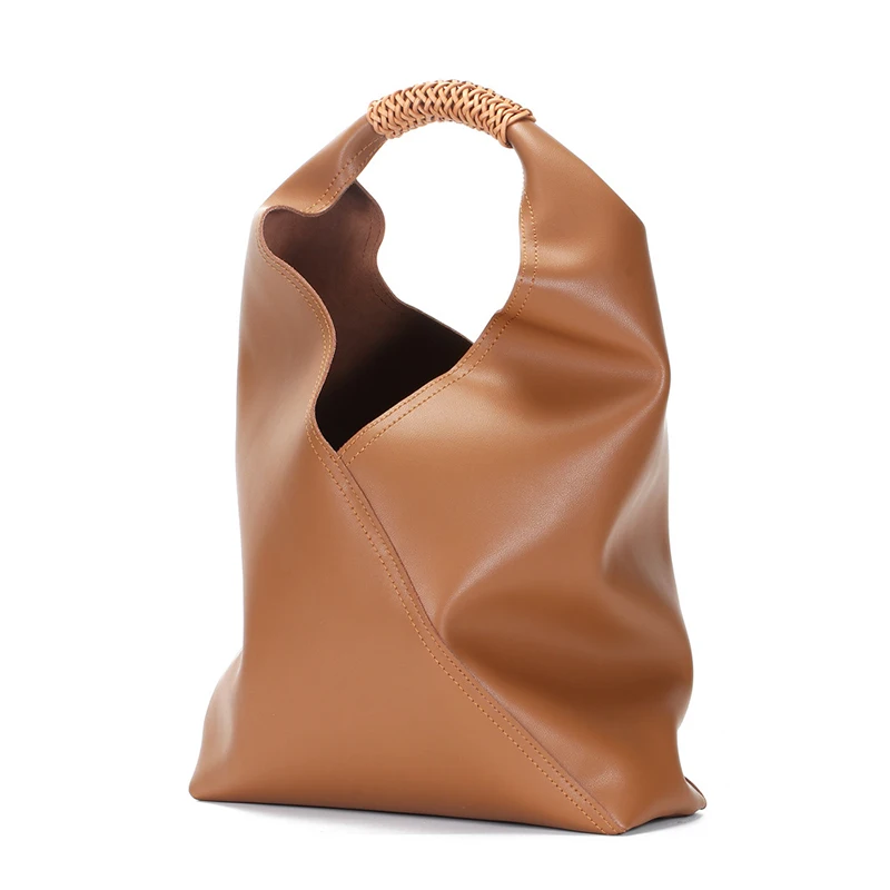 OCEHNUU Cowhide Shoulder Bags For Women 2020 New Luxury Handbags Female High Quality Designer Lady Purses Hand Bag Real Leather