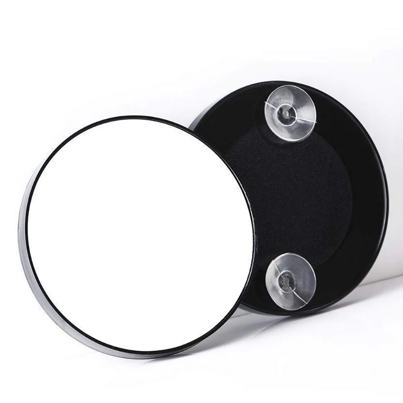 

Trifold Hair Cutting Mirror with Lights 10X Magnification Self Styling Mirrors Adjustable Height Telescopic Hook Lighted Makeup