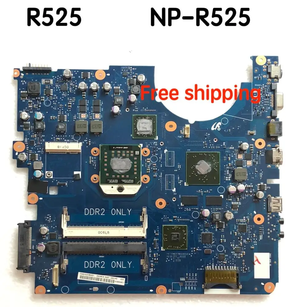 Материнская плата для ноутбука samsung NP-R525 R525 NP-R523 R523 BA92-06013A BA92-06014Amotherboard100% протестирована