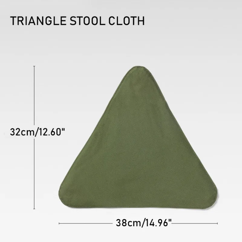 

Triangular Stool Cloth Outdoor Portable Folding Tripod Cloth Travel Hiking Camping Chair Picnic Multitool Finishing Accessory