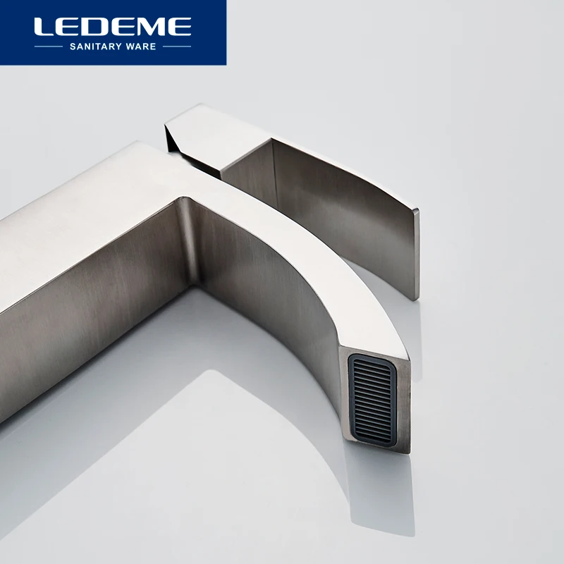 Смесители для умывальника LEDEME L71017 из нержавеющей стали кран раковины в ванную