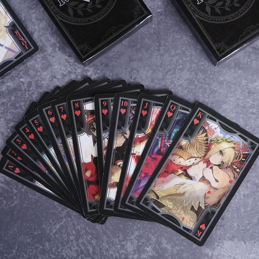 MGF манга FGO игральные карты Fate Grand Order покер развлечения аниме игровые карты