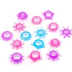 510 шт., мягкий пенис, мягкий пенис, утешение, вибратор, мягкий пенис кольцо Секс-игрушки для Для мужчин многоразовые презервативы мужской эрекции Растяжка для задержки семяизвержения случайный Стиль