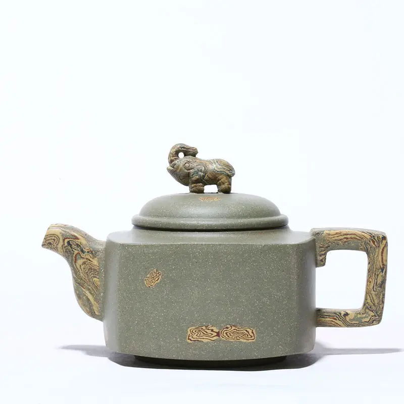 

Zisha teapot Yixing fine auspicious Ruyi teapot