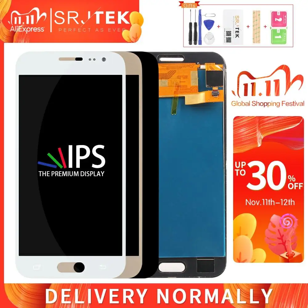 TFT Srjtek для Samsung Galaxy J2 2015 J200 LCD J200F Дисплей сенсорный дигитайзер Датчик Стекло в