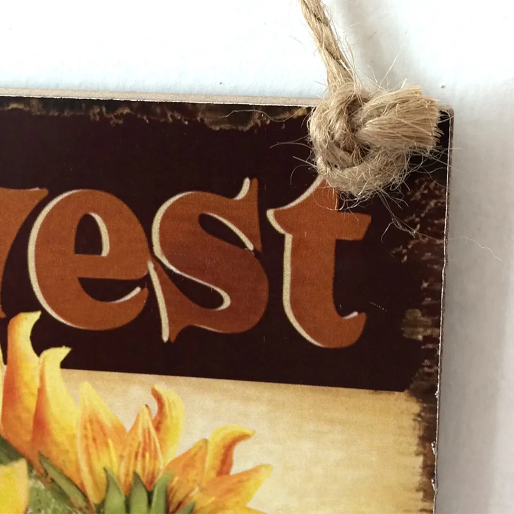 Винтажная деревенская деревянная подвесная доска ферма солнце цветок листинг