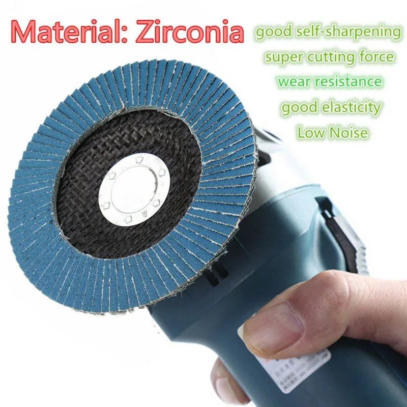 

1 Pc Grinding Wheel Sand Flap Disc Abrasive125mm Diameter 40 60 80 120 Grit For Wood Metal Cutting Polisher Angle Grinder