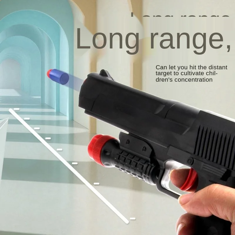 

Детский игрушечный пистолет, мягкие пули, губчатые пули с присоской, тренировочные пули для курицы для мальчиков, чтобы захватить игрушечны...