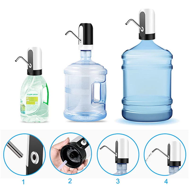 Перезаряжаемая емкость для воды Электрический водяной насос портативные