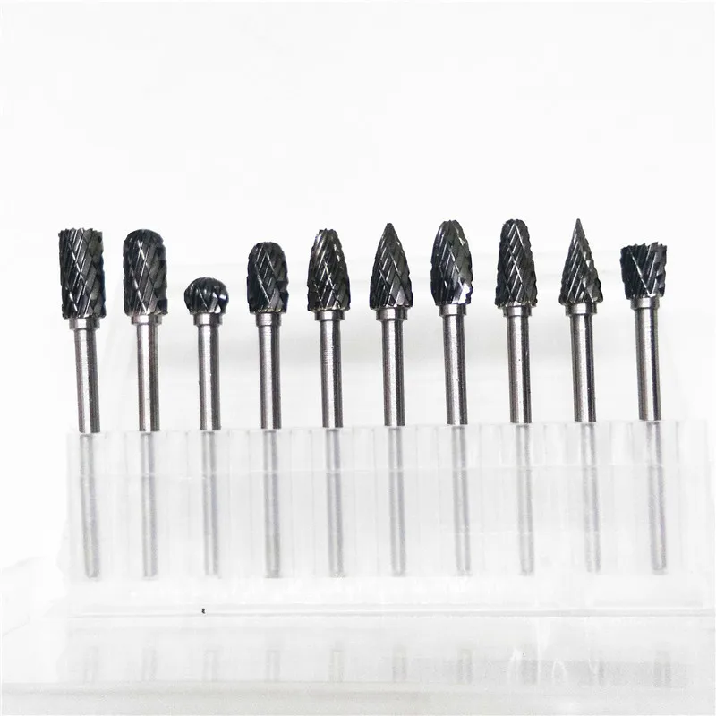 10 шт. сверлильные патроны из карбида вольфрама для металлических заусенцев