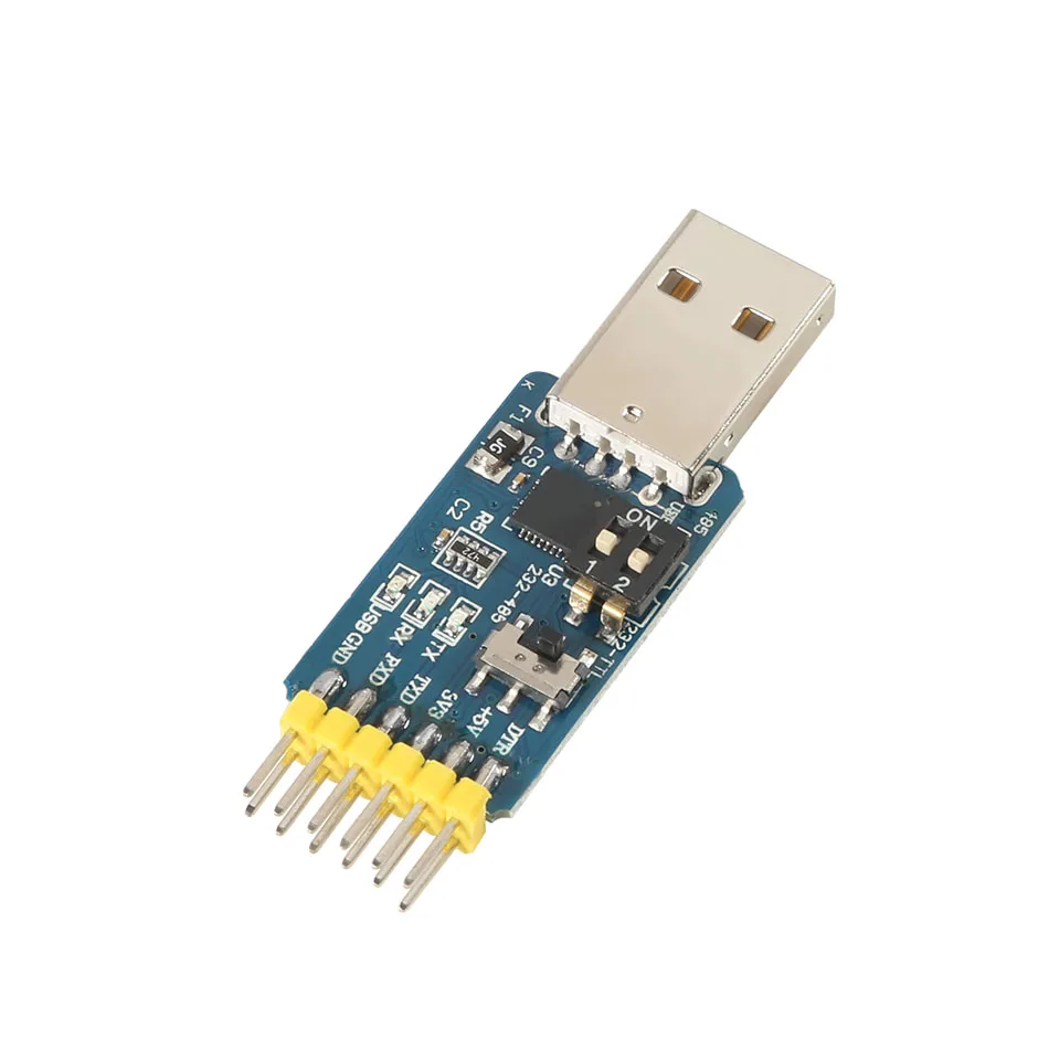 Шесть многофункциональных последовательных модулей 6 в 1 CP2102 usb Поворотная ТТЛ