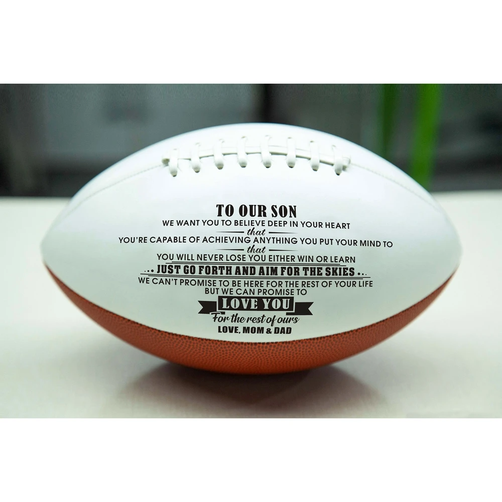 Лучшие подарки для вашего любимого сына! Подарок папе сыну мяч регби спорта на