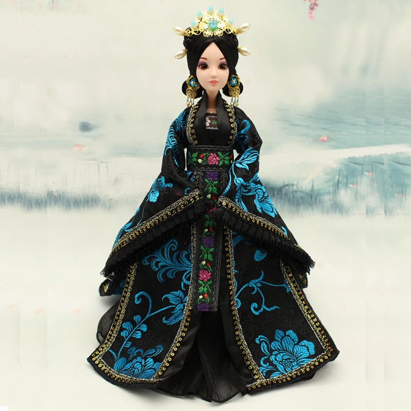 Ручной работы китайский древний костюм Bjd Кукла Одежда для 29 см Kurhn 1/6 кукла