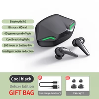 dgyzzmax professional gaming tws earbuds wireless low latency tws bluetooth earphone with mic bass audio sound 3d stereo