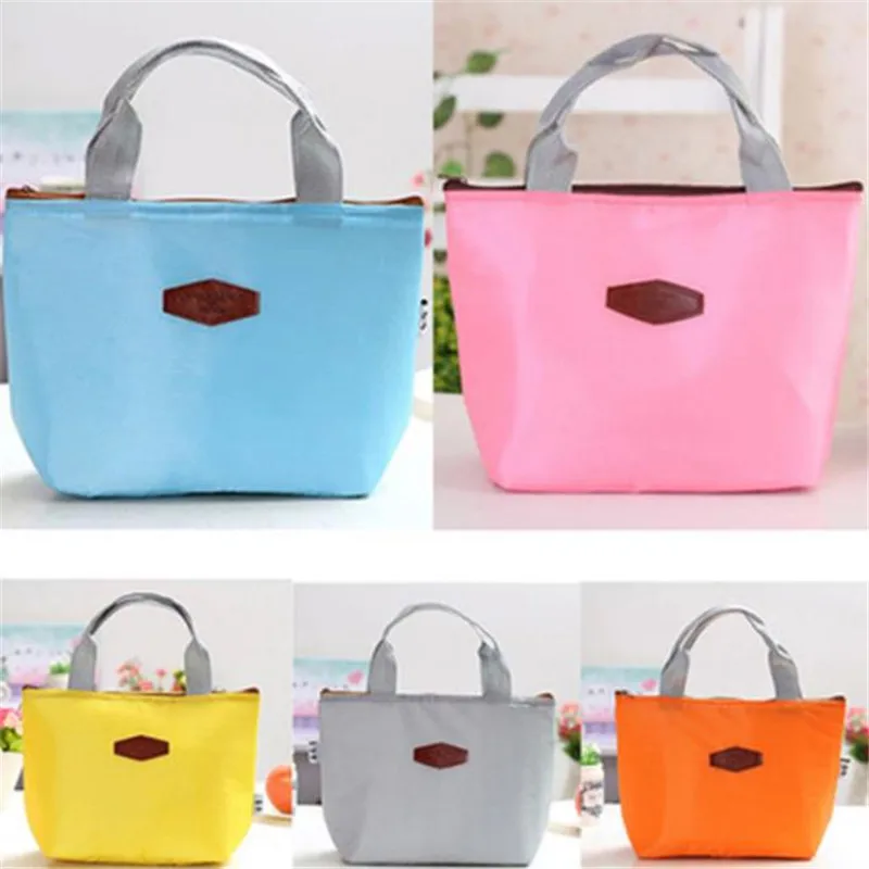 Functional Cooler Lunch Box Portable Insulated Oxford Canvas Tinfoil Aluminum Bag Thermal Food Picnic Bags For Women | Багаж и сумки