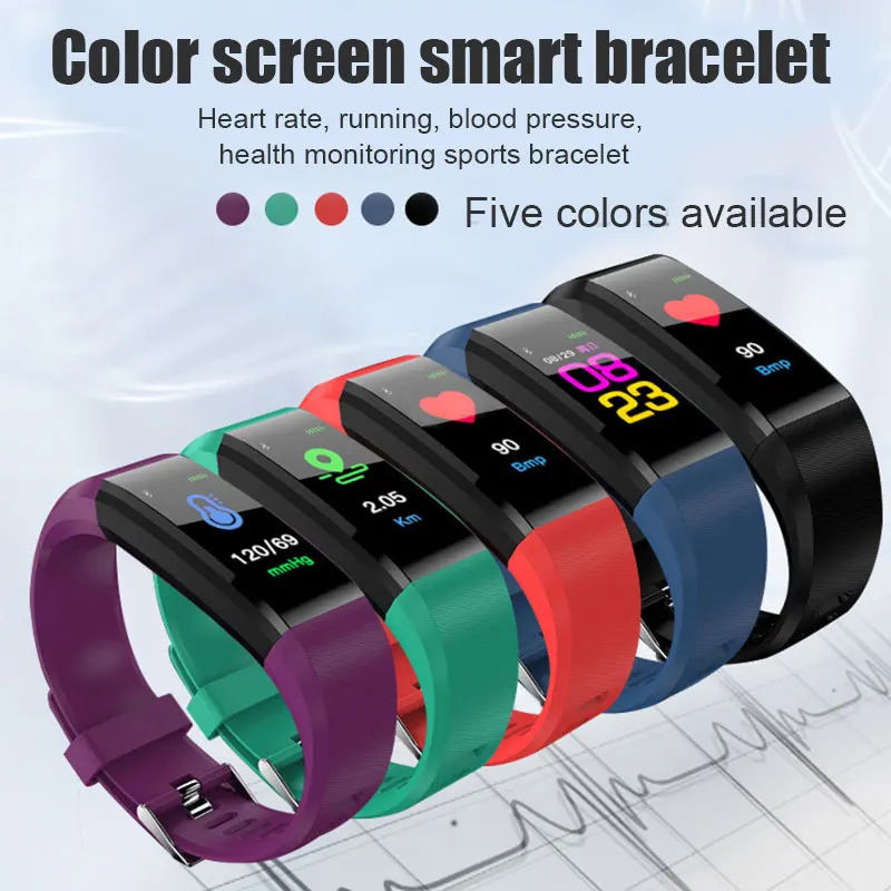 Fitness Watch Waterproof Smart Band With Step Counter Calorie Pedometer for Women and Men EM88 | Электроника