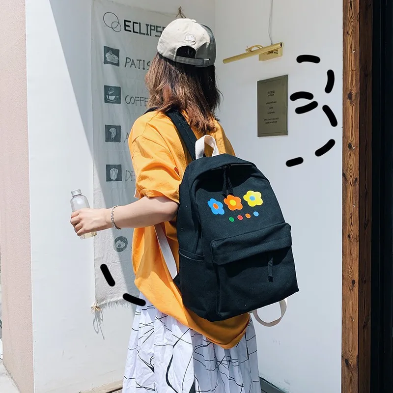 2019 Новый JIULIN элегантный стиль корейской версии девушки тренд холщовый рюкзак с