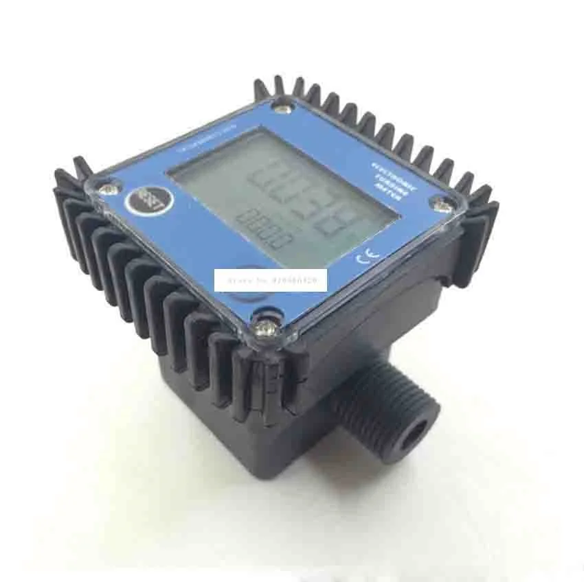 

K24 Digital Turbine Flowmeter Electronic Flow Meter Chemical Water 1 Inch To 4 Points 20BAR 103mm 2.3-3.3V 10-120L/min Hot Sale