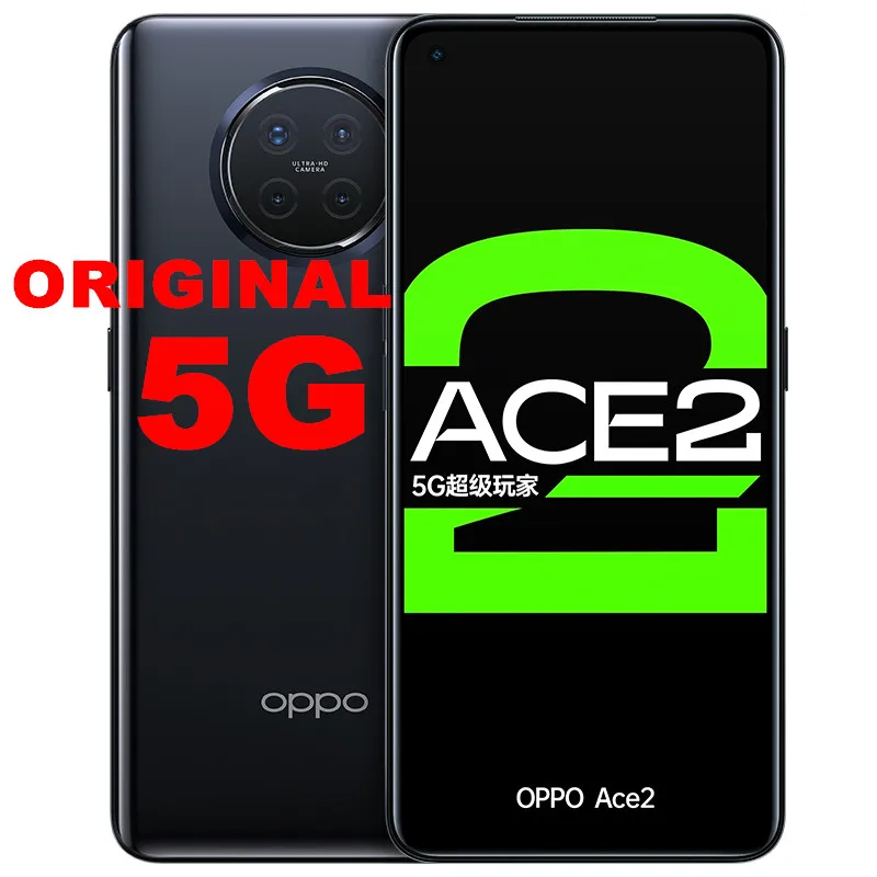 Оригинальный Oppo Reno Ace 2 5G мобильный телефон 6 55 дюймов AMOLED 65W SuperVOOC Snapdragon 865 8G RAM 256G ROM